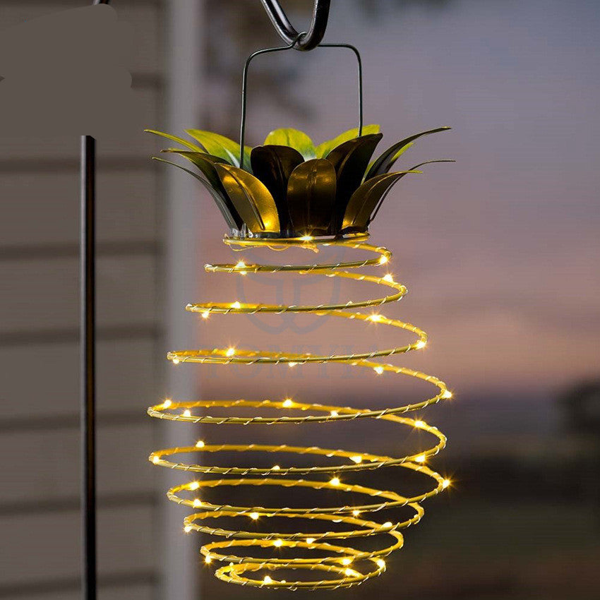 Solar Powered Garden Decoration - Pineapple coil - GPeak
Solar-powered pineapple coil light in a garden setting
Decorative pineapple-shaped LED light for outdoor use
Eco-friendly solar garden lamp with pineapple design