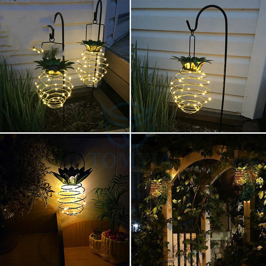 Solar Powered Garden Decoration - Pineapple coil - GPeak
Solar-powered pineapple coil light in a garden setting
Decorative pineapple-shaped LED light for outdoor use
Eco-friendly solar garden lamp with pineapple design