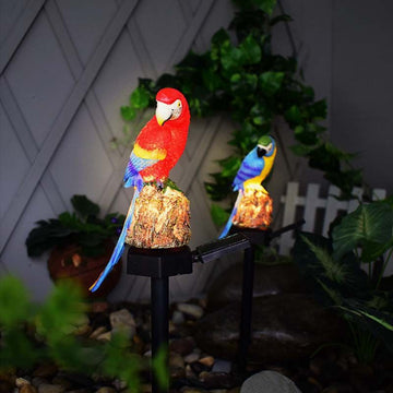 Solar Powered Garden Decoration - Parrot Light