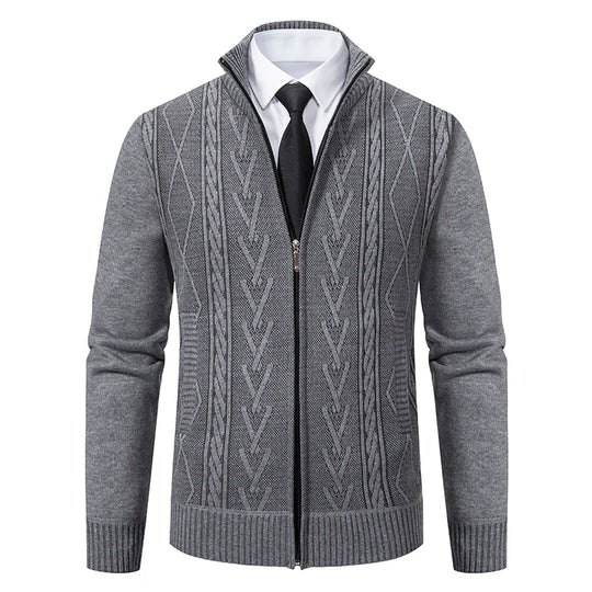 Mens Sweater Cardigan Zip Up Fleece Casual Outerwear - 
Men's zip-up fleece cardigan for casual wear
Stylish men’s outerwear sweater with zipper
Warm fleece cardigan for men, perfect for winter