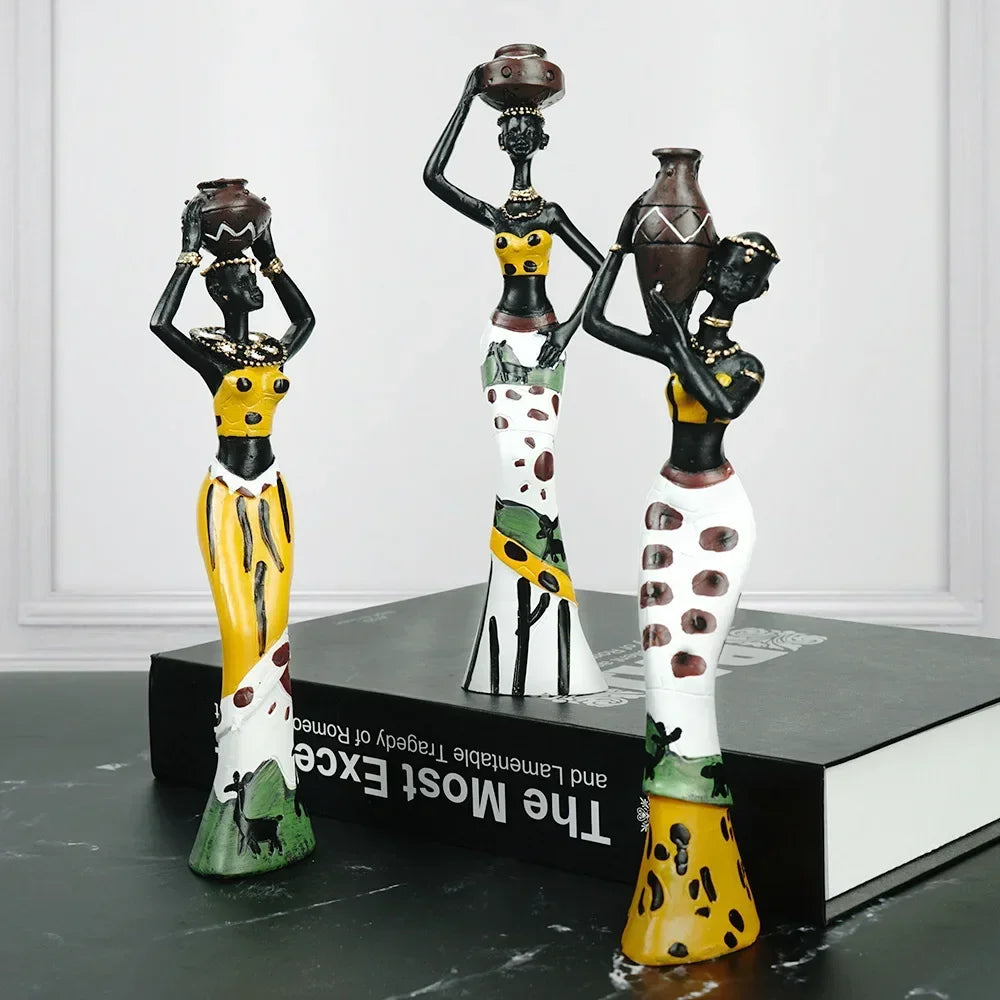 Home decoration
African statues
Decorative figurines
Woman figurines
African decor