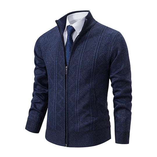 Mens Sweater Cardigan Zip Up Fleece Casual Outerwear - 
Men's zip-up fleece cardigan for casual wear
Stylish men’s outerwear sweater with zipper
Warm fleece cardigan for men, perfect for winter