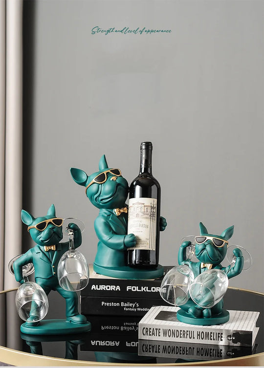 French Bulldog - Wine Glass Holder - GPeak