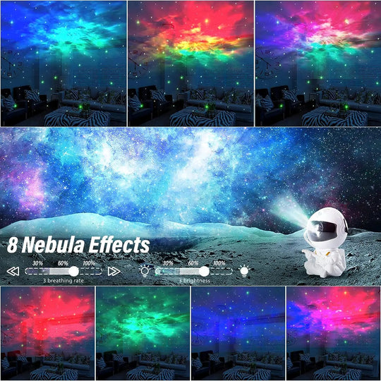 Astronaut Galaxy Projector 
Galaxy projector
Astronaut light
Space projector
Star projector
Astronaut decor
Night light projector
Cosmic projector
Astronaut lamp
Starry night light
Room projector