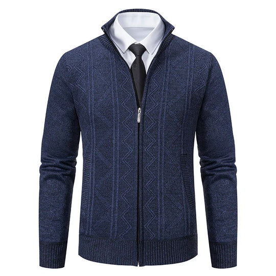 Mens Sweater Cardigan Zip Up Fleece Casual Outerwear - 
Men's zip-up fleece cardigan for casual wear
Stylish men’s outerwear sweater with zipper
Warm fleece cardigan for men, perfect for winter