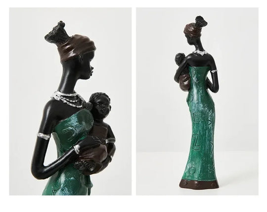 3pcs Home Decoration African Woman Figurines - GPeak