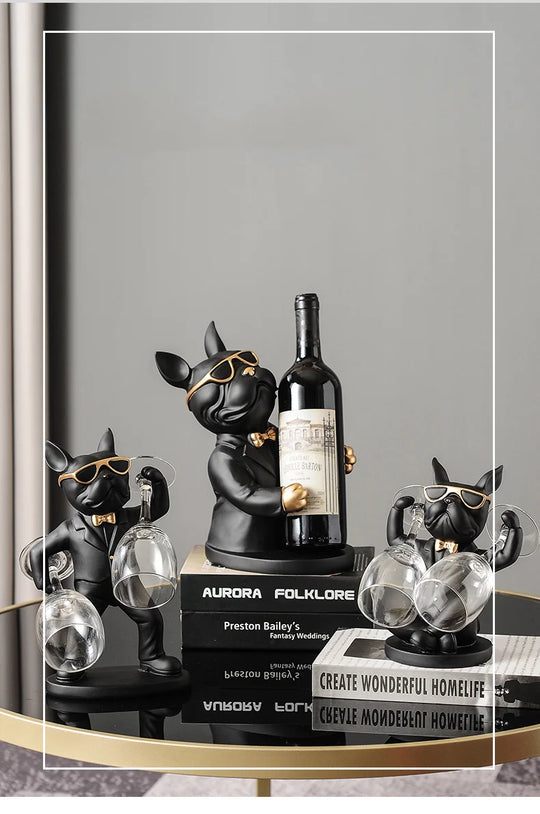 French Bulldog - Wine Glass Holder - GPeak